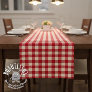 Tissu déco Celestin rouge