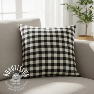 Tissu déco Celestin noir