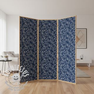 Tissu déco jacquard Anthéa bleu