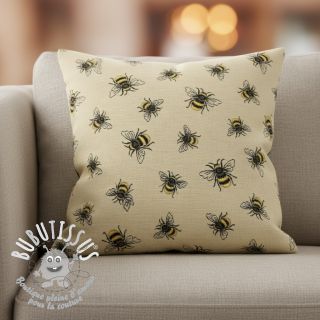 Tissu déco GOBELIN PREMIUM Bumble Bee Family
