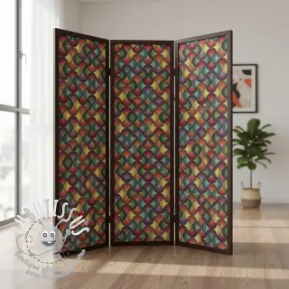 Tissu déco GOBELIN PREMIUM Graphic Wave Scale