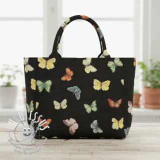 Tissu déco GOBELIN PREMIUM Happy Butterfly Mix