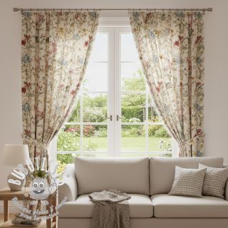 Tissu déco Linenlook premium Flower Dreamy Field digital print