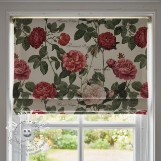 Tissu déco Linenlook premium Vintage Rose Garden digital print