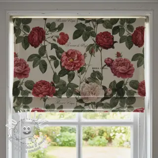 Tissu déco Linenlook premium Vintage Rose Garden digital print