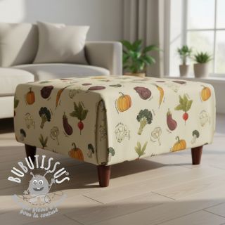 Tissu déco Veggie Harvest Garden digital print