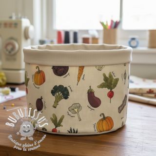 Tissu déco Veggie Harvest Garden digital print