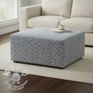 Tissu déco Linenlook Little Wave Scale