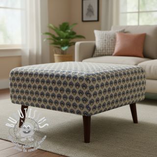 Tissu déco Linenlook Graphic Peacock