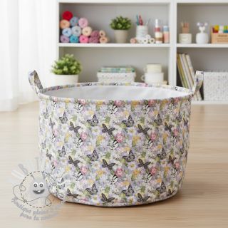 Tissu déco Genoveva butterfly lila digital print