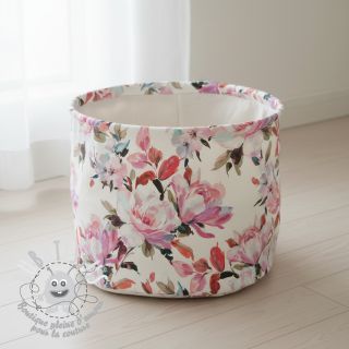 Tissu déco Batia blanco digital print