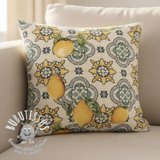 Tissu déco GOBELIN PREMIUM Citrus fruit tales