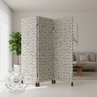 Tissu déco jacquard Pagne allover jaune