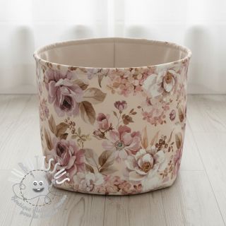 Tissu déco Classic flower garden digital print