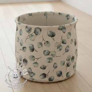 Tissu déco Linenlook Eucalyptus watercolour branch