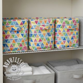 Tissu déco premium Rainbow triangle