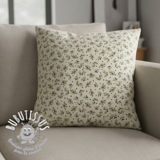 Tissu déco Linenlook premium Black Olive