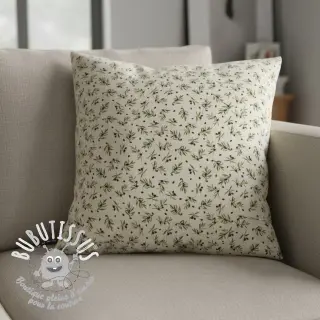 Tissu déco Linenlook premium Black Olive