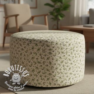 Tissu déco Linenlook premium Black Olive