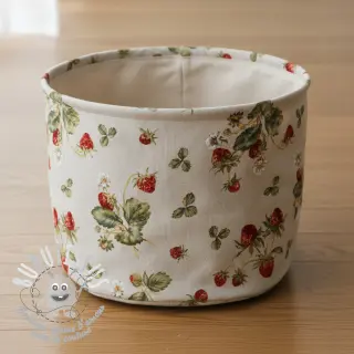 Tissu déco Linenlook Wild strawberries