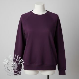 Sweat envers minkee MELANGE bordeaux