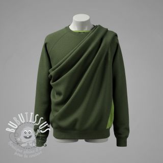Sweat envers minkee MELANGE bottle green