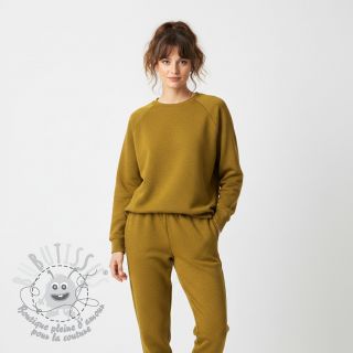 Sweat envers minkee MELANGE ochre