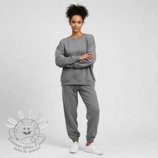 Sweat envers minkee dark grey