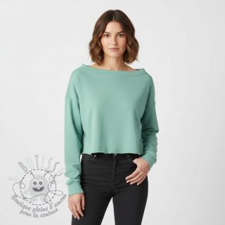 Sweat envers minkee JOGGING dark mint