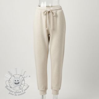 Sweat envers minkee JOGGING beige melange