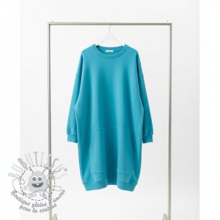 Sweat envers minkee JOGGING turquoise