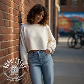 Sweat envers minkee JOGGING white