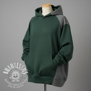 Sweat envers minkee JOGGING dark green melange