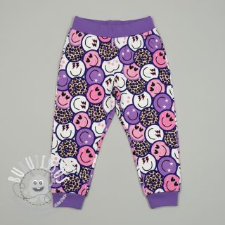 Sweat Happy faces purple digital print