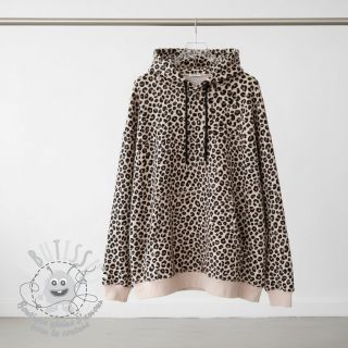 Sweat Happy faces beige digital print