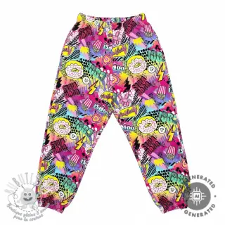 Sweat Manga fuchsia digital print