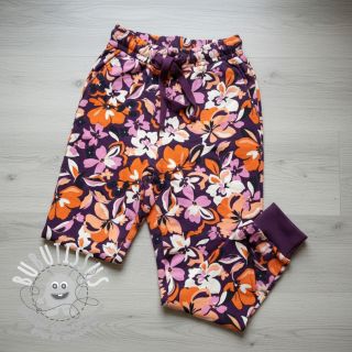 Sweat Bright flowers design purple ochre