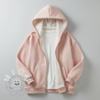 Sweat envers minkee JOGGING rose melange