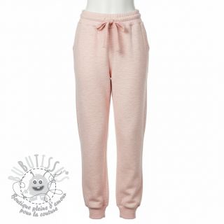 Sweat envers minkee JOGGING rose melange