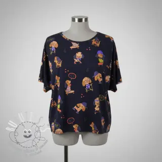 Jersey Dogs navy digital print