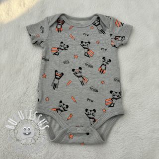 Jersey NEON Super heroes light grey melange