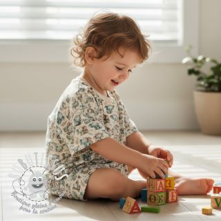 Jersey Mini animals design B digital print