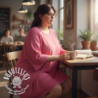 Jersey VISCOSE LYCRA HEAVY pink