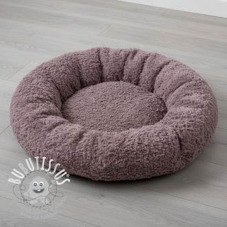 Fourrure Curly mauve