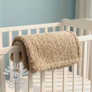 Fourrure Curly beige