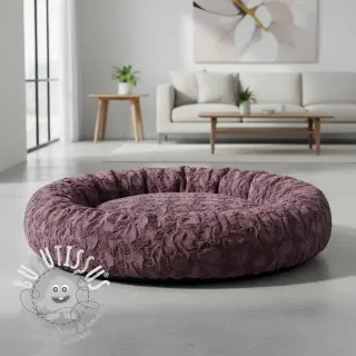 Fourrure aubergine