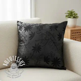Simili cuir Flowers design C