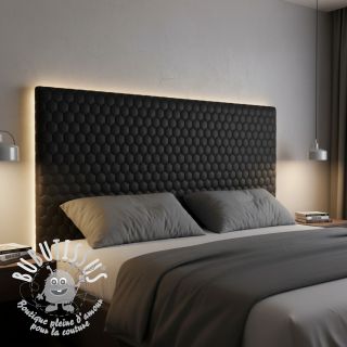 Simili cuir Bacquet noir