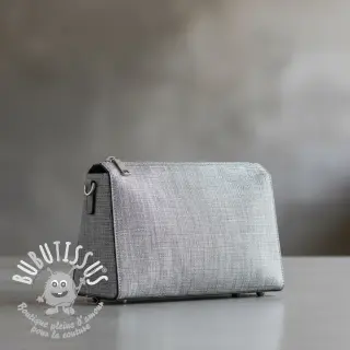 Simili cuir FLORENCE argent