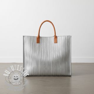 Simili cuir ECORCE argent